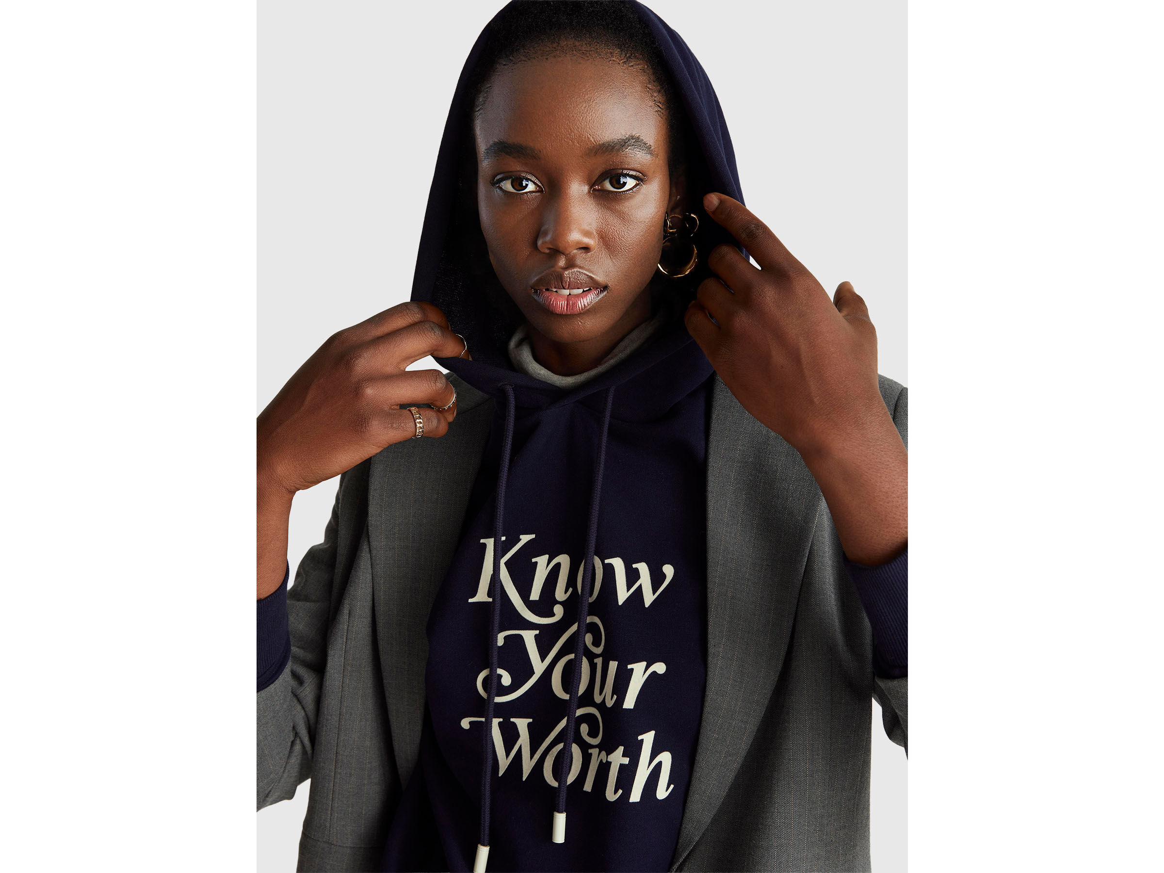 SWEATER W/HOOD Women image number 4